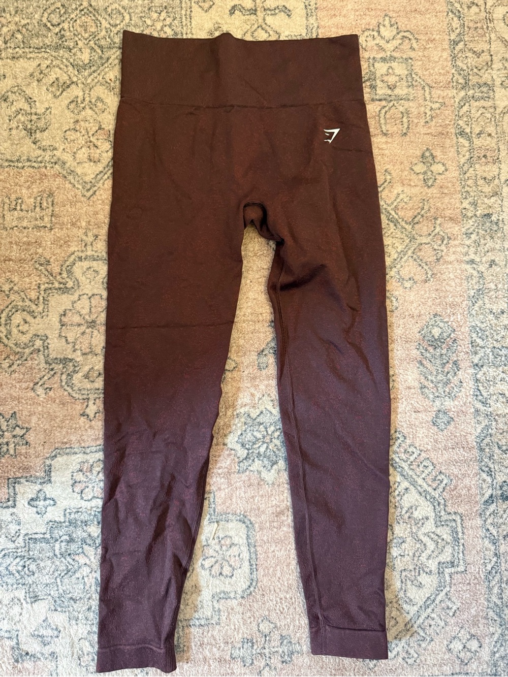 Women Gymshark Maroon Leggings size 6